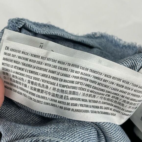 Abercrombie & Fitch High Rise Paper Bag Mom Jeans - Women’s 25 - Picture 6 of 8